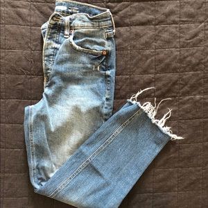 Old Navy Sky Hi straight jeans
